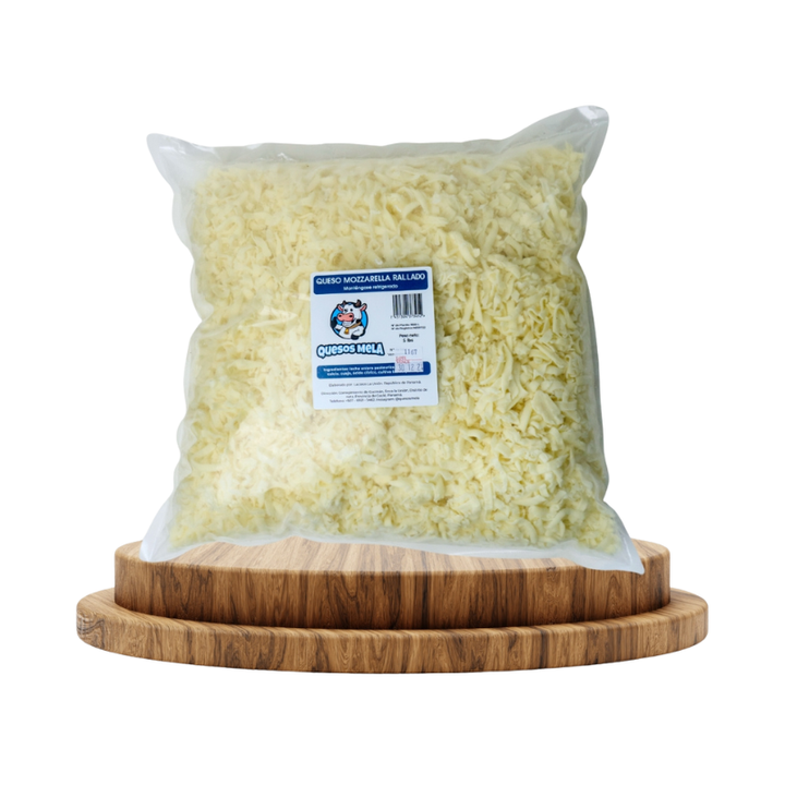 Queso mozarella rallado