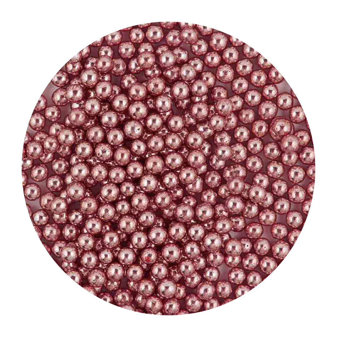 Perlas rosadas de azúcar 4mm