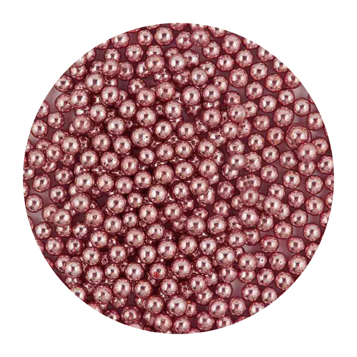 Perlas rosadas de azúcar 4mm