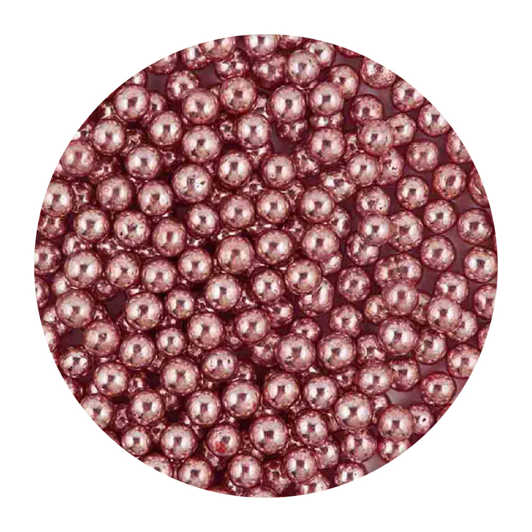Perlas rosadas de azúcar 4mm