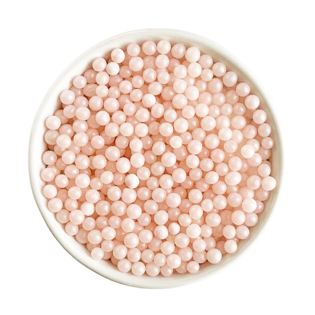 Perlas de azúcar Ivory pink