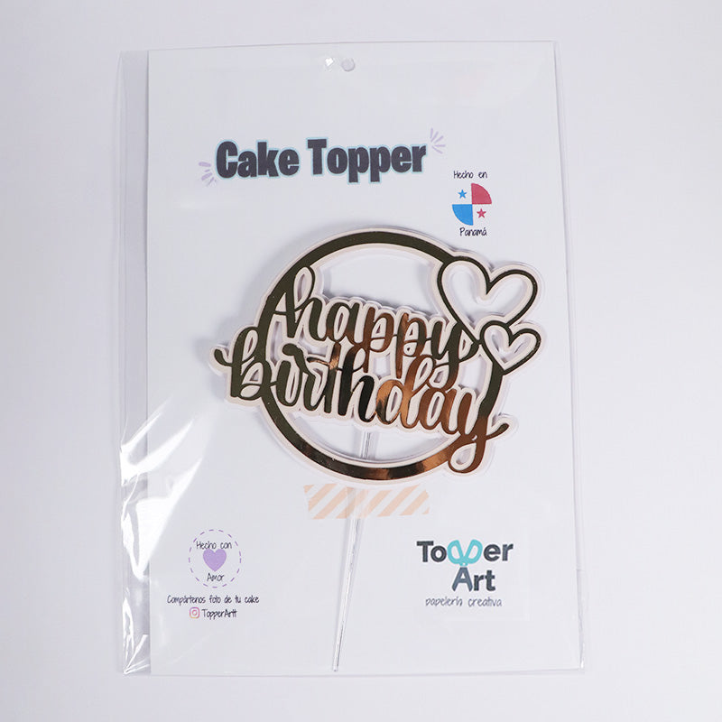 Topper happy birthday 2D