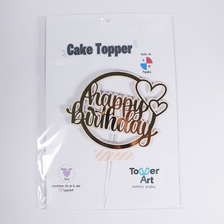 Topper happy birthday 2D