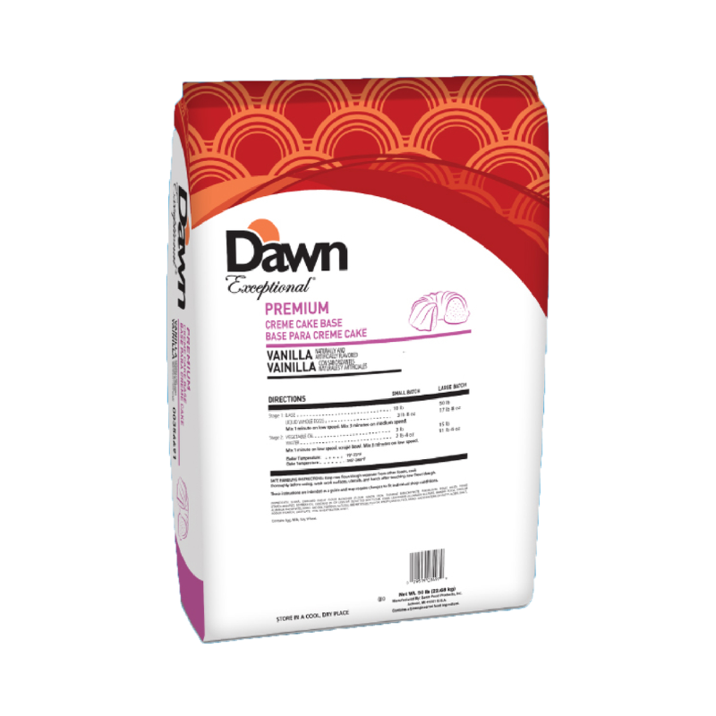 Premezcla Dawn de vainilla