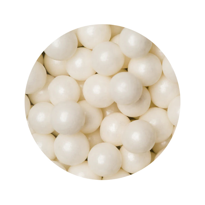 Perlas de azúcar blancas