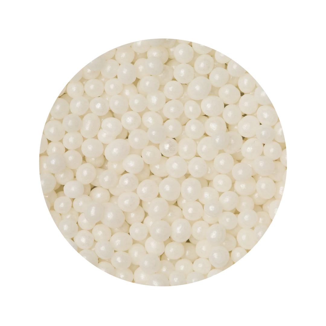Perlas de azúcar blancas
