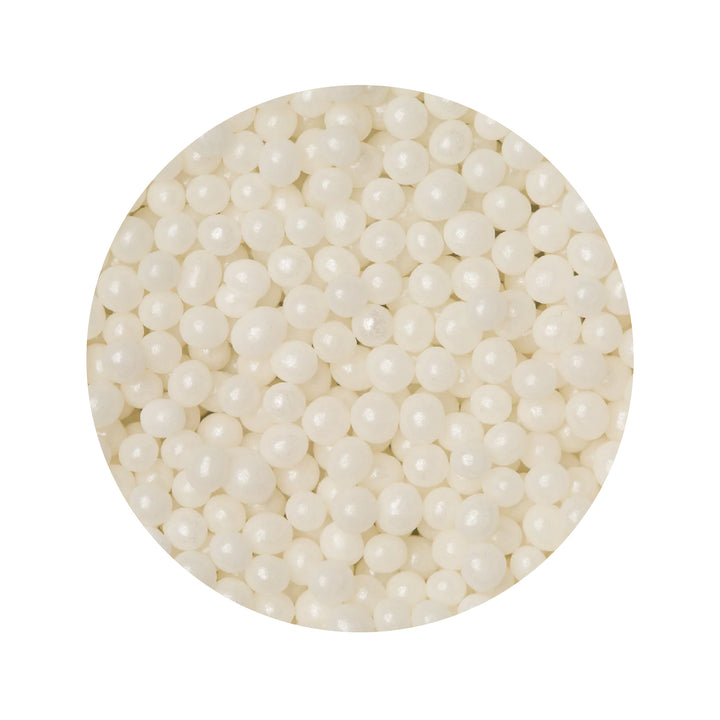 Perlas de azúcar blancas