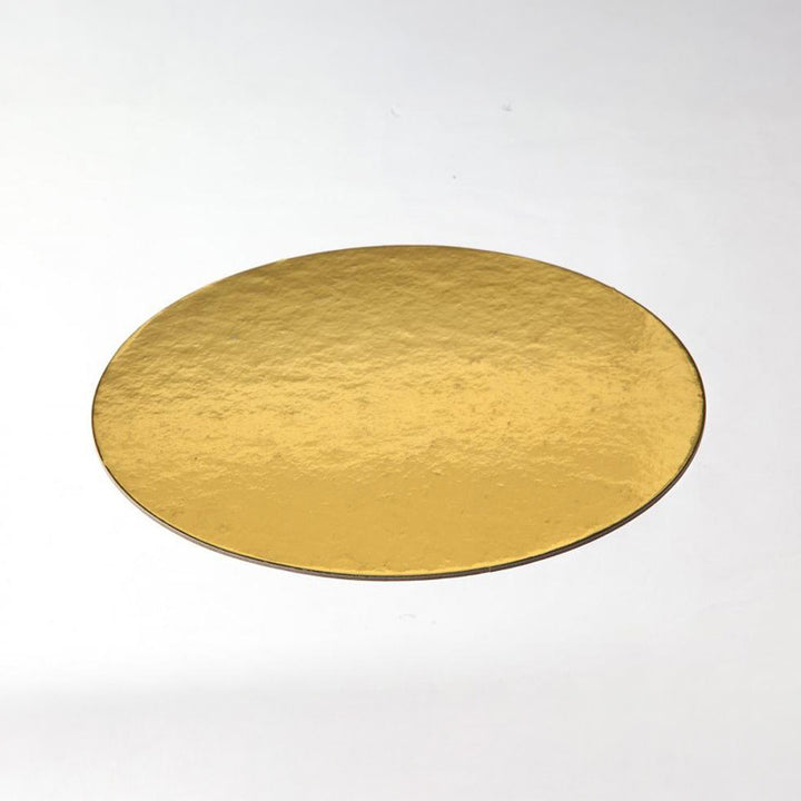 Base Die cut redonda dorada 1mm