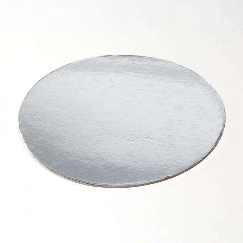 Base Die Cut redonda plateada grosor 1mm