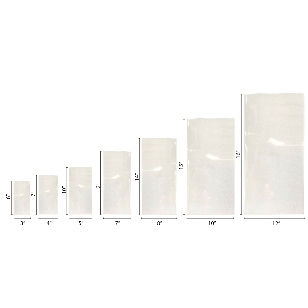 Bolsas de celofán sin goma