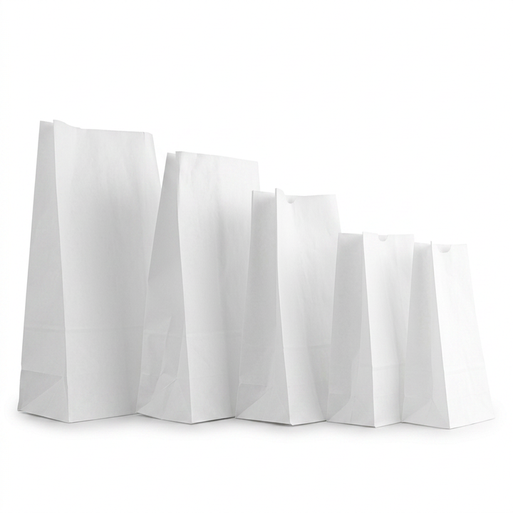 Bolsas de papel blancas
