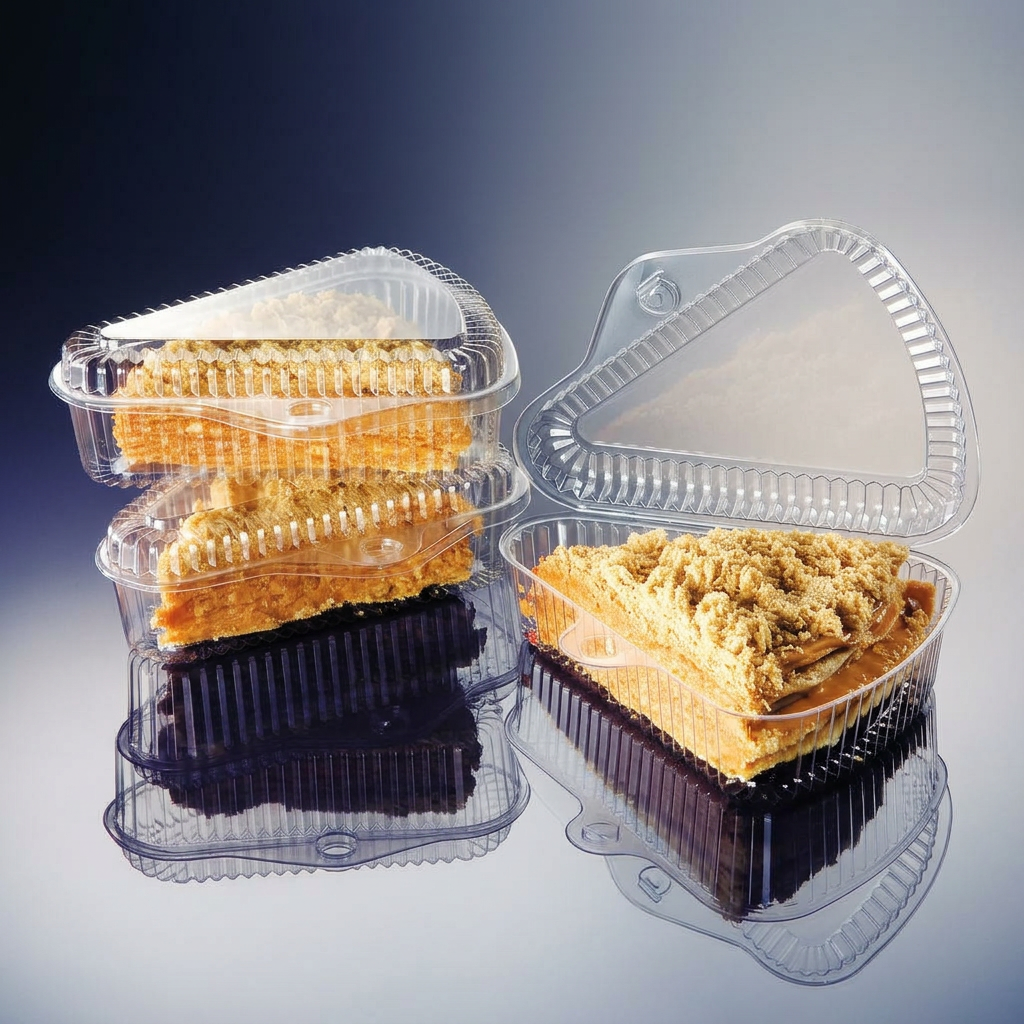 Envase triangular tapa baja 11cms x 5cms