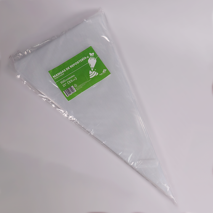 Manga pastelera desechable 21" TodoPack (planas)