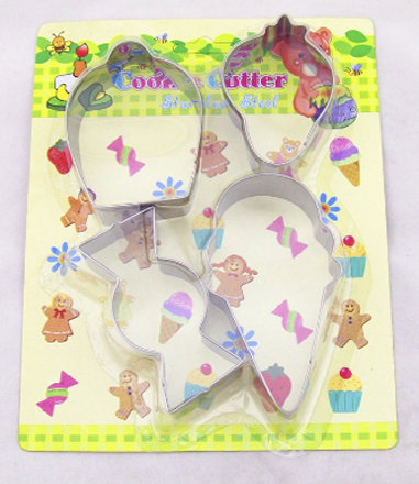 Set de cortadores de metal Candy 4 piezas
