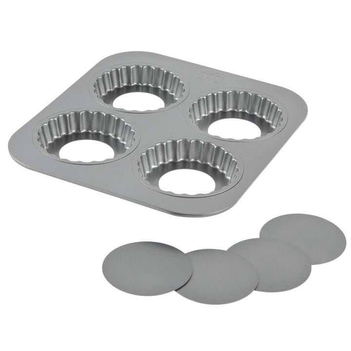 Molde para tartaleta/quiche 3 1/2" x 1" desmoldable