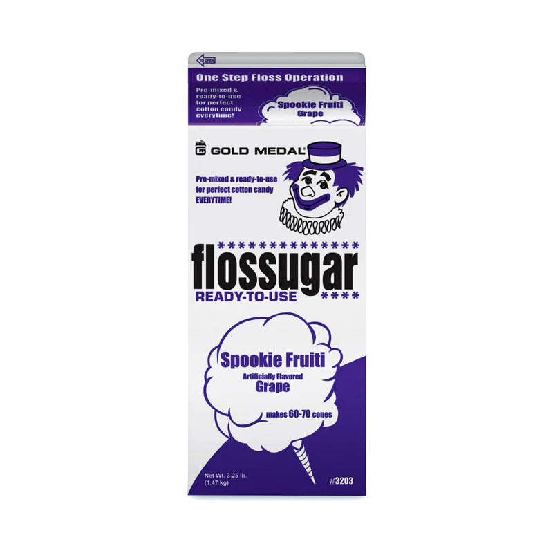 Algodón de azúcar Flossugar® (disponible en varios sabores)