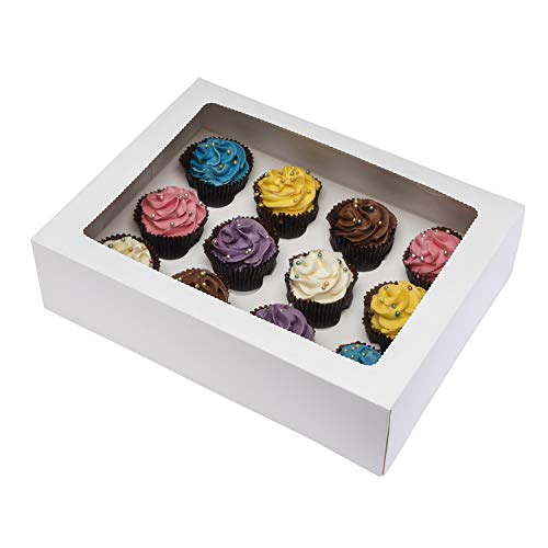 Caja para cupcake con ventana (disponible en 3 tamaños)