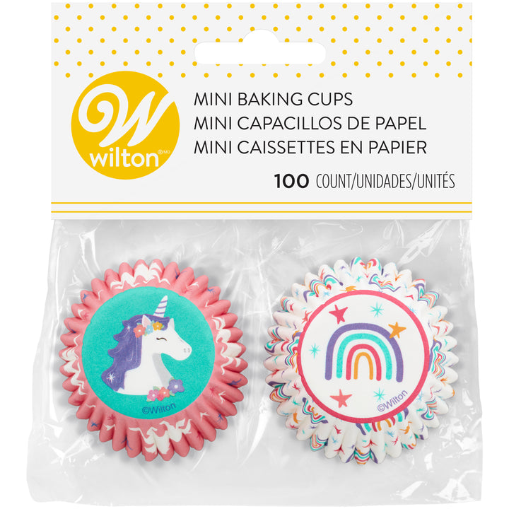 minis capacillos diseño unicornio 100und