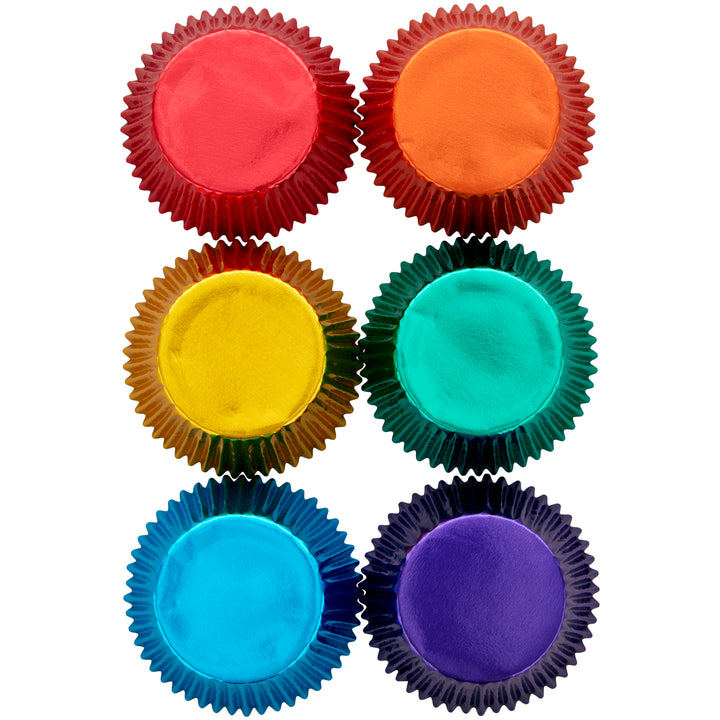 Capacillo de colores metalizado 72und