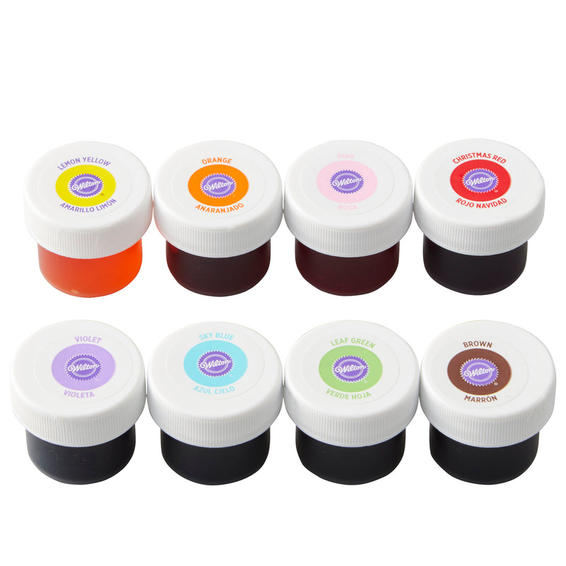 Colorantes wilton en gel colores  neutros de  0.5 oz