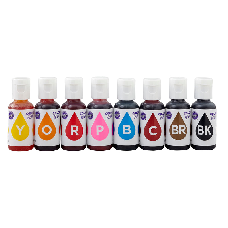 Colorantes wilton en gel colores  neutros 8Und de  0.5 oz