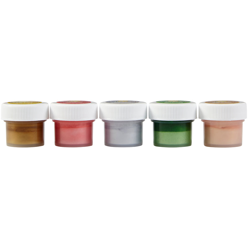 Colorantes wilton en gel colores  metalizados 5Und de  0.5 oz