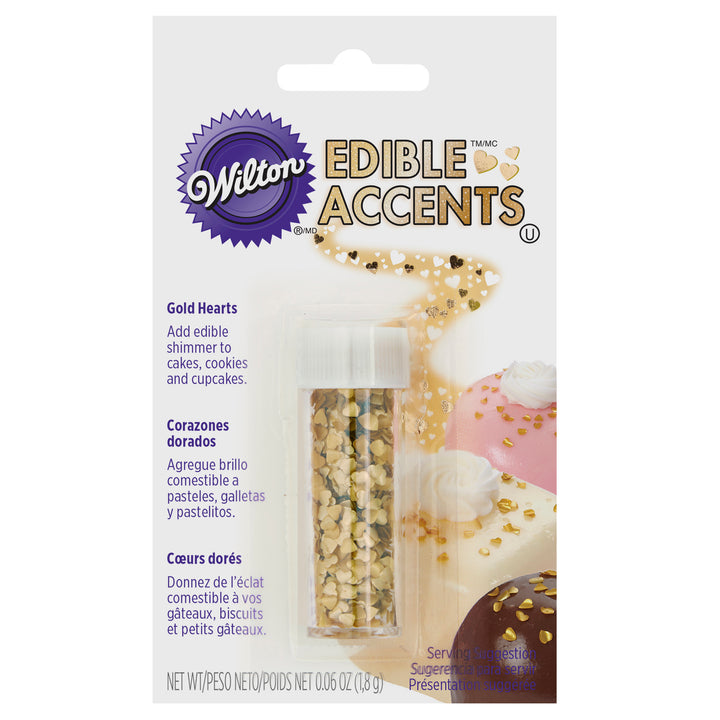 Corazones decorativos wilton