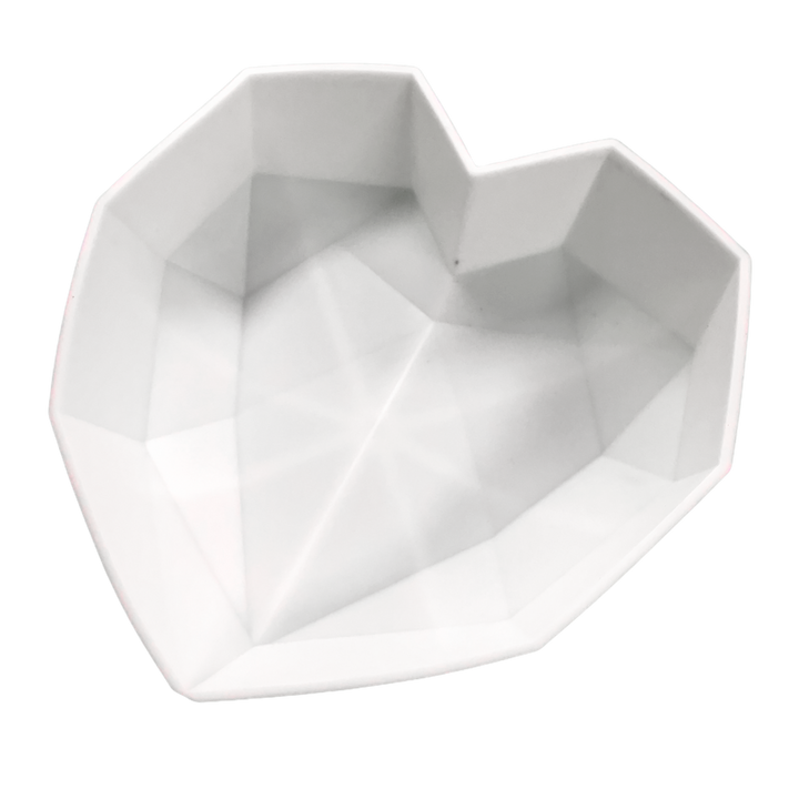 Molde de silicón modelo Corazón - No horneable