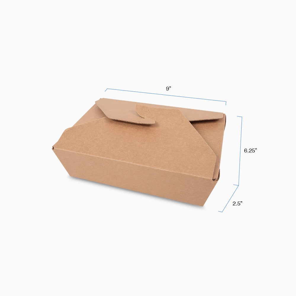 Caja kraft para comida 66oz