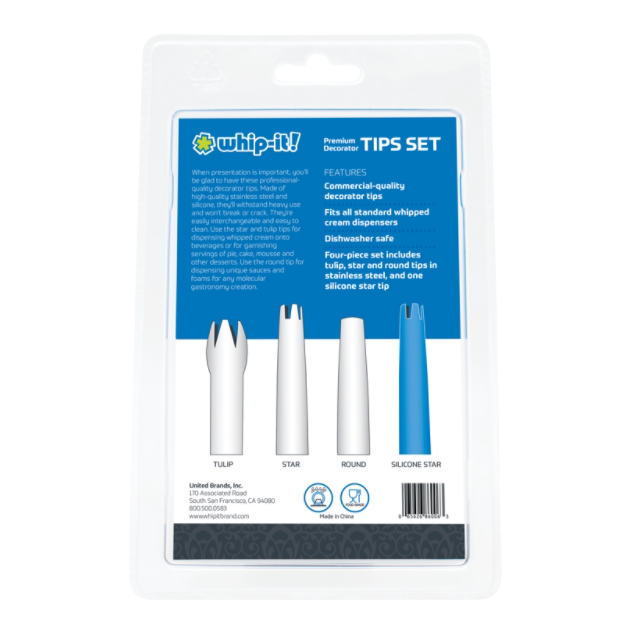 Set de boquillas para sifón de crema Whip It®