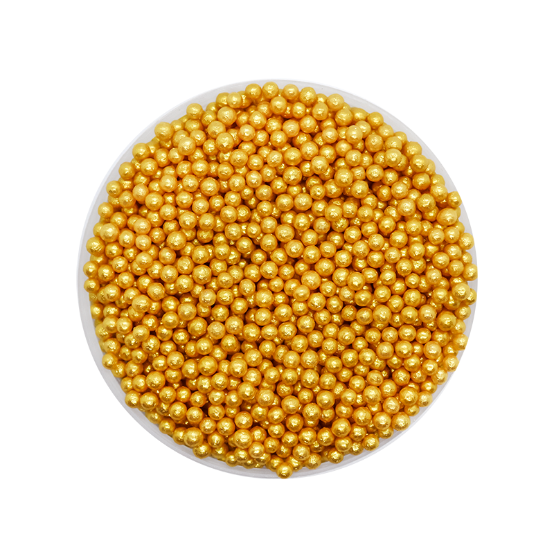 Perlas doradas de azúcar