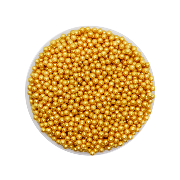 Perlas doradas de azúcar