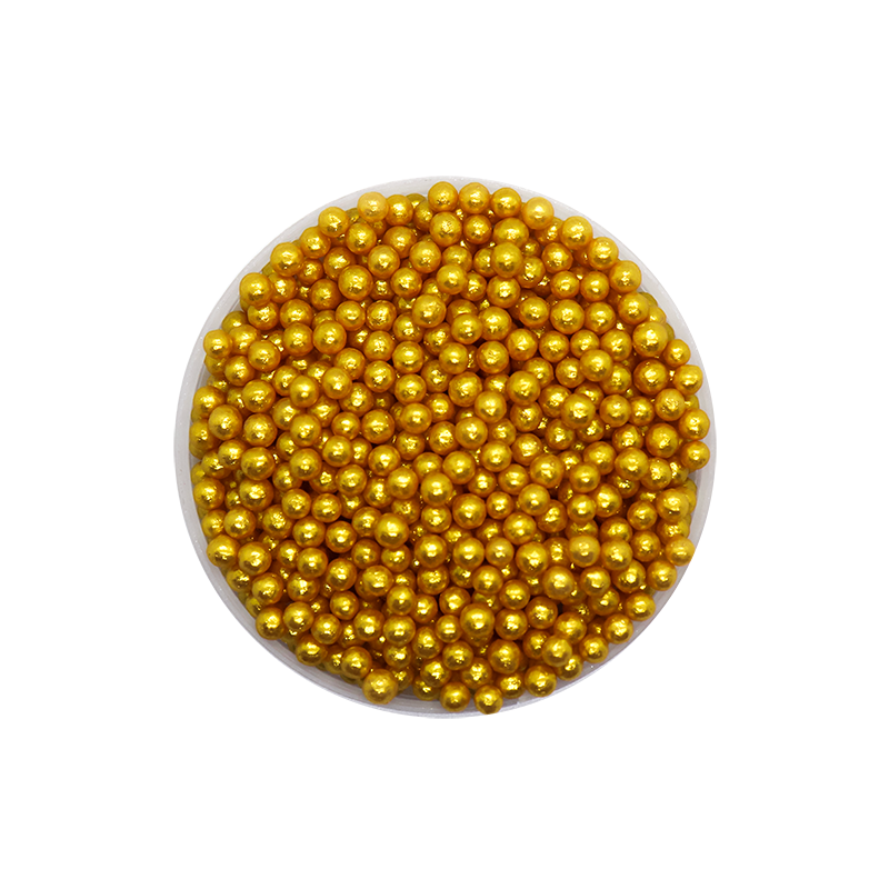 Perlas doradas de azúcar