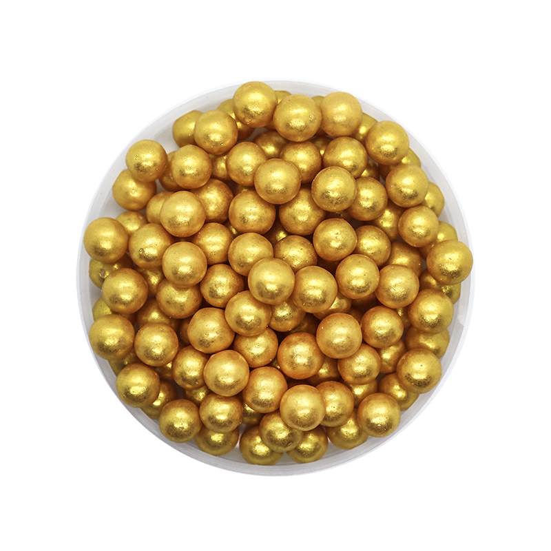 Perlas doradas de azúcar