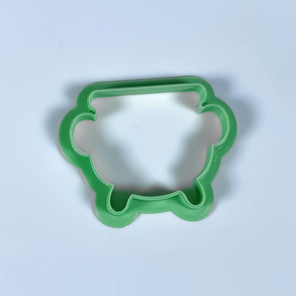 Cortador galleta caldero de bruja
