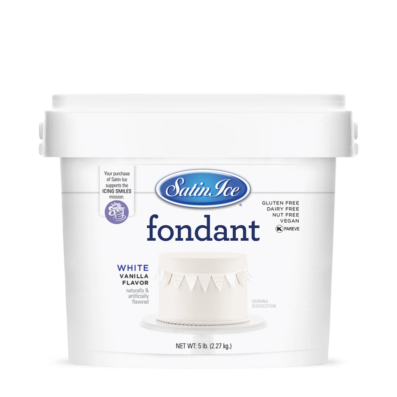 Fondant blanco Satin Ice® 5 lbs