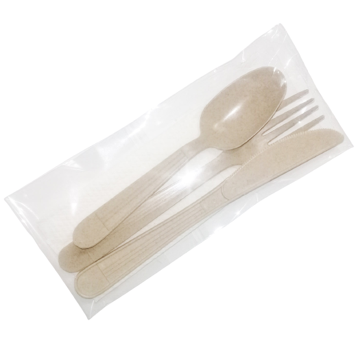 Set Cubiertos biodegradables