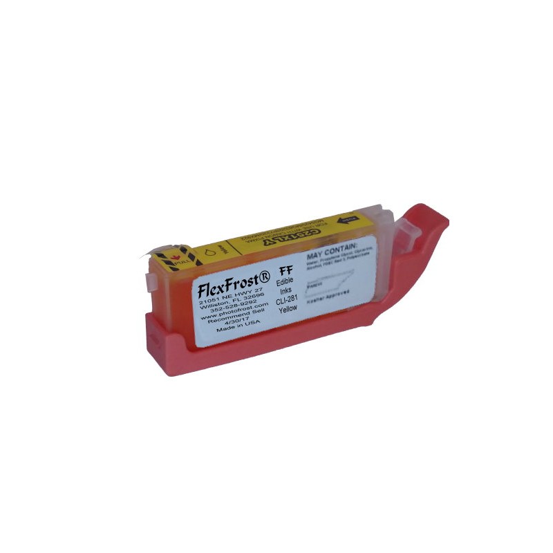 Cartucho de tinta comestible CLI 280/281 para impresora canon (disponible en 4 colores)