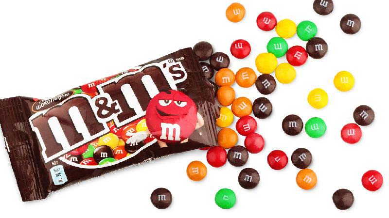 chocolate m&m